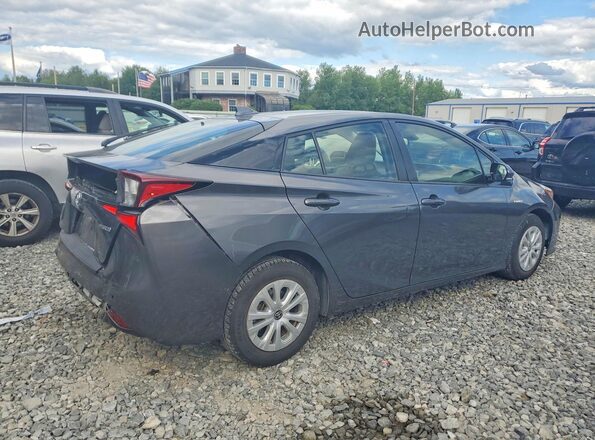 JTDKARFU2K3077636 2019 TOYOTA PRIUS Gray Trasero derecho