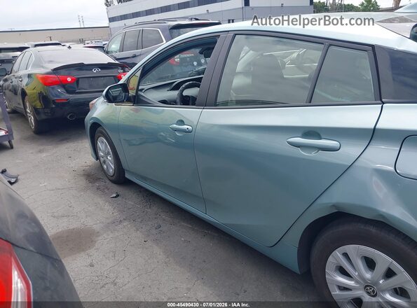 JTDKARFU2K3102132 2019 TOYOTA PRIUS Бирюзовый 