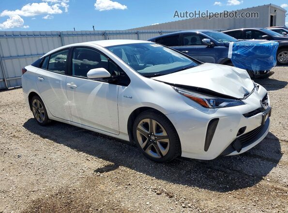 JTDKARFU2L3113519 2020 TOYOTA PRIUS White Przód prawy