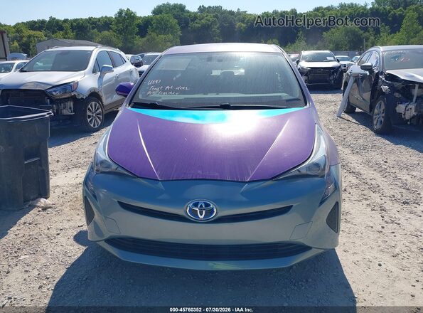 JTDKARFU3G3007005 2016 TOYOTA PRIUS Purple Սալոնի հետևի տեսք