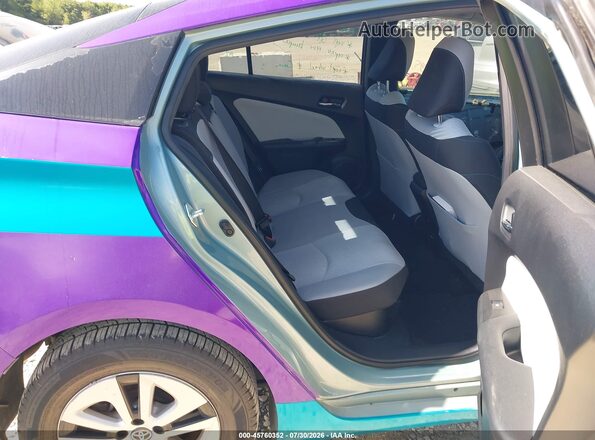 JTDKARFU3G3007005 2016 TOYOTA PRIUS Purple VIN կոդի պիտակի տեսք