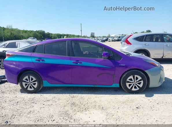 JTDKARFU3G3007005 2016 TOYOTA PRIUS Purple Սալոնի 360 աստիճան տեսք