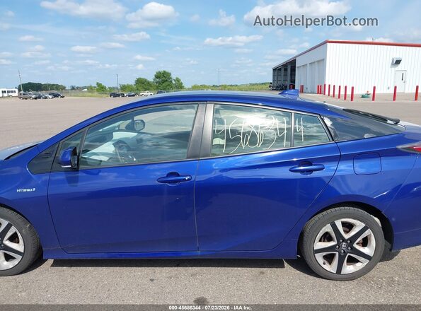 JTDKARFU3H3528808 2017 TOYOTA PRIUS Blue Դիմացի տեսք