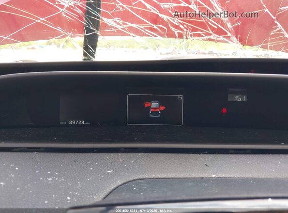 JTDKARFU3K3100356 2019 TOYOTA PRIUS Red Вид задніх сидінь