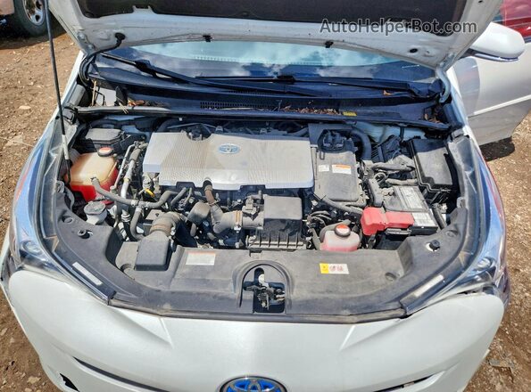 JTDKARFU4G3016053 2016 TOYOTA PRIUS White Widok wnętrza z tyłu
