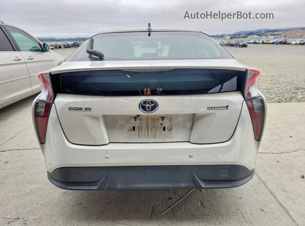 JTDKARFU4G3024461 2016 TOYOTA PRIUS White Vista trasera