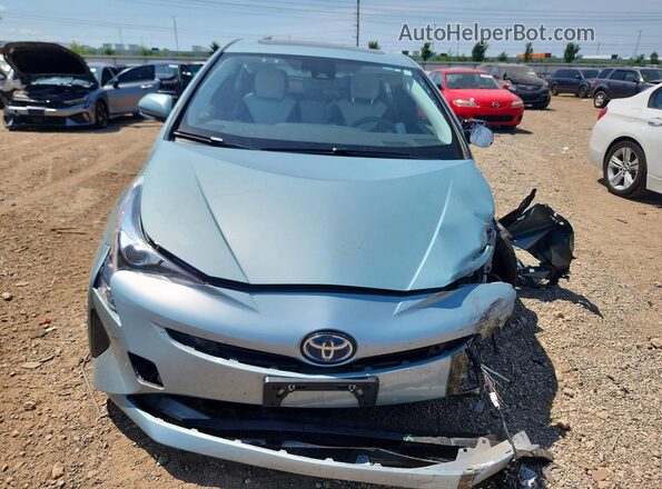 JTDKARFU4H3042556 2017 TOYOTA PRIUS Turquoise Widok z przodu