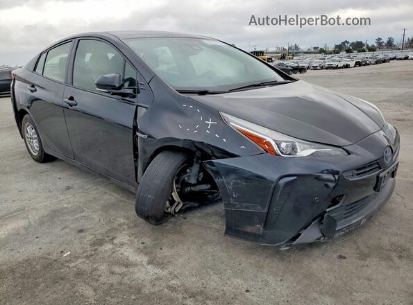 JTDKARFU4L3112825 2020 TOYOTA PRIUS Black Delantero derecho