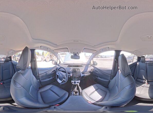 JTDKARFU5H3040573 2017 TOYOTA PRIUS Turquoise 360 interior view