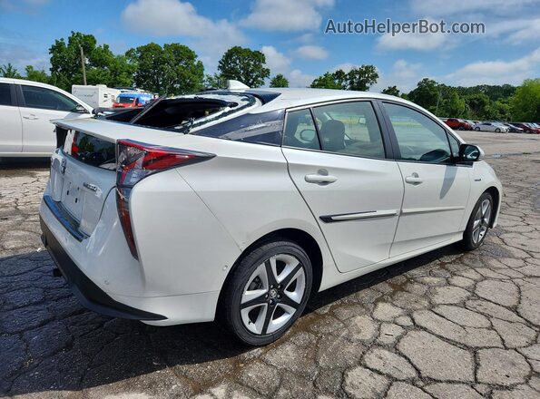 JTDKARFU5J3063387 2018 TOYOTA PRIUS White უკანა მარჯვენა