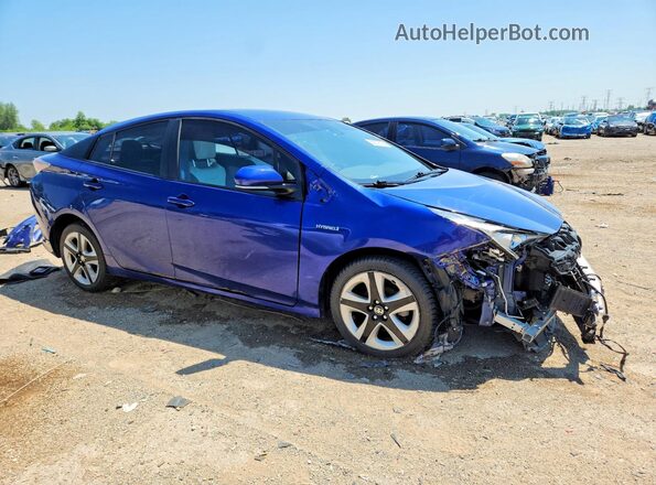 JTDKARFU5J3551402 2018 TOYOTA PRIUS Blue წინა მარჯვენა