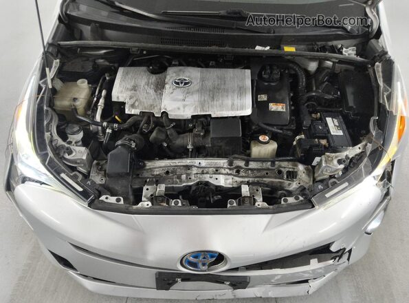 JTDKARFU6J3064385 2018 TOYOTA PRIUS Серебряный 