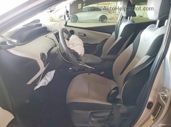JTDKARFU6K3084041 2019 TOYOTA PRIUS Silver Vista interior delantera
