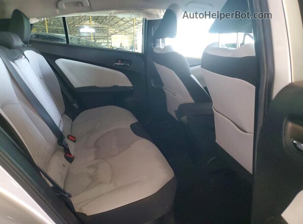 JTDKARFU6K3084041 2019 TOYOTA PRIUS Silver Vista de los asientos traseros