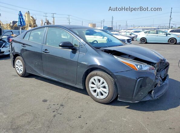 JTDKARFU6K3085142 2019 TOYOTA PRIUS Black Delantero derecho