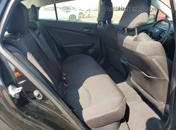JTDKARFU6K3085142 2019 TOYOTA PRIUS Black Vista de los asientos traseros