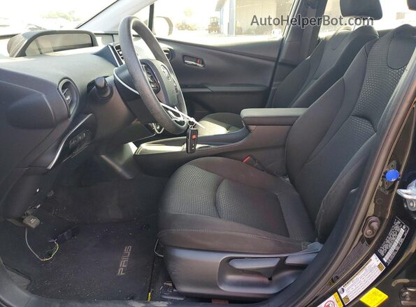 JTDKARFU6K3085142 2019 TOYOTA PRIUS Black Vista interior delantera