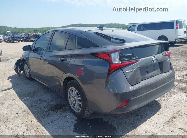 JTDKARFU6K3101632 2019 TOYOTA PRIUS Gray უკანა მარცხენა