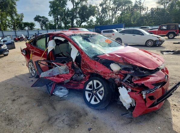 JTDKARFU7G3501920 2016 TOYOTA PRIUS Red Przód prawy