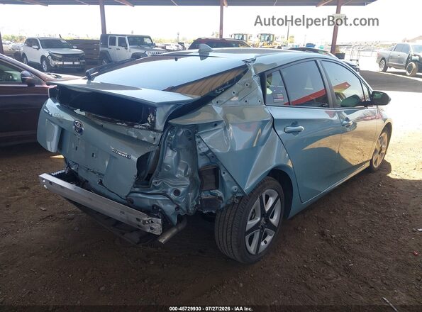 JTDKARFU7H3041997 2017 TOYOTA PRIUS Gray Rear right