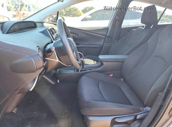 JTDKARFU7K3089071 2019 TOYOTA PRIUS Gray Front interior view