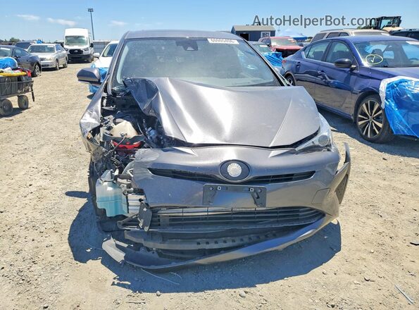 JTDKARFU8H3034699 2017 TOYOTA PRIUS Gray წინა ხედი