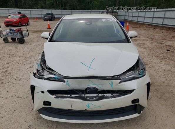 JTDKARFU9K3097575 2019 TOYOTA PRIUS White წინა ხედი