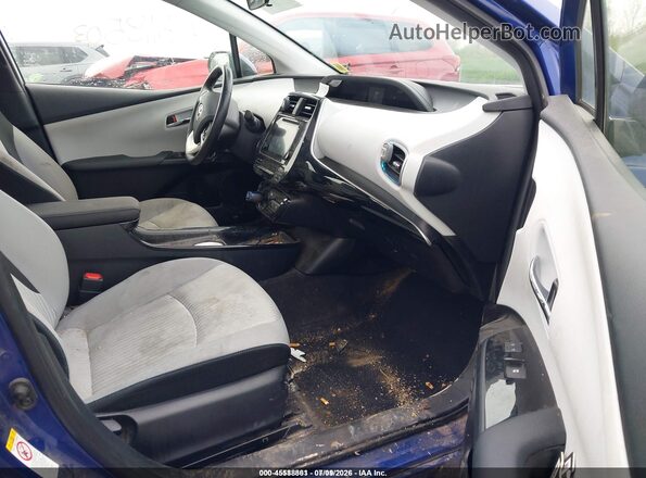 JTDKARFUXG3506769 2016 TOYOTA PRIUS Blue Սալոնի դիմացի տեսք