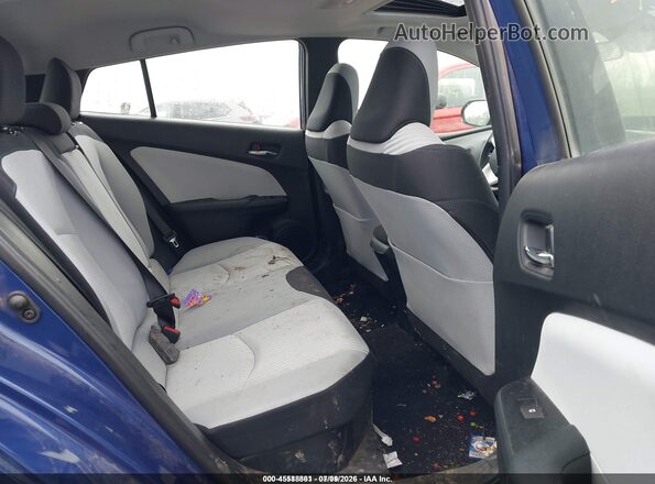 JTDKARFUXG3506769 2016 TOYOTA PRIUS Blue VIN կոդի պիտակի տեսք