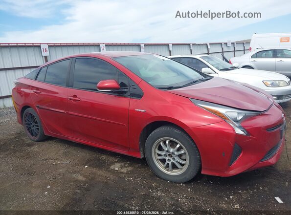 JTDKARFUXG3512748 2016 TOYOTA PRIUS Red Панорамний вид салону 360°