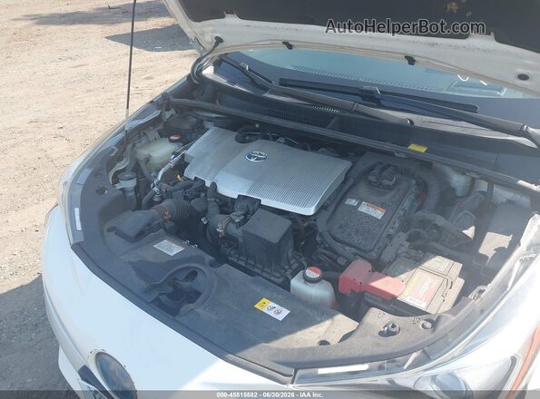 JTDKARFUXG3516430 2016 TOYOTA PRIUS White Հետևի տեսք