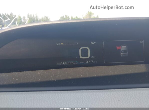 JTDKARFUXG3516430 2016 TOYOTA PRIUS White Հետևի նստատեղերի տեսք