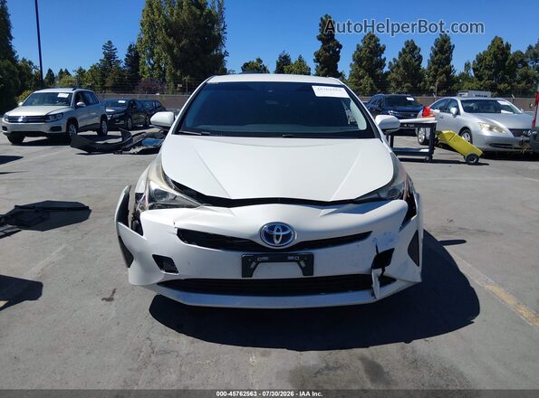 JTDKARFUXG3520381 2016 TOYOTA PRIUS White Սարքավորումների վահանակի տեսք