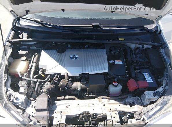 JTDKARFUXG3520381 2016 TOYOTA PRIUS White Հետևի տեսք