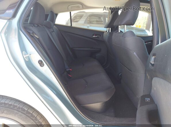 JTDKARFUXG3520705 2016 TOYOTA PRIUS Green Vista de la etiqueta del VIN