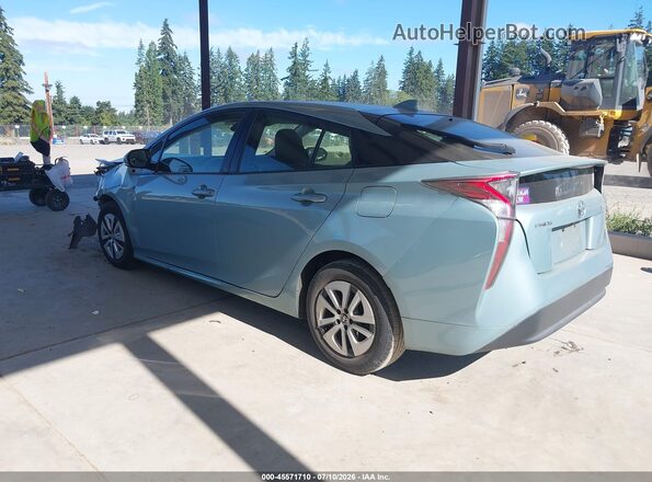JTDKARFUXG3520705 2016 TOYOTA PRIUS Green Trasero izquierdo