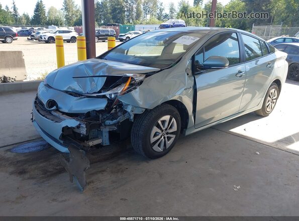 JTDKARFUXG3520705 2016 TOYOTA PRIUS Green Vista tres cuartos delantera izquierda