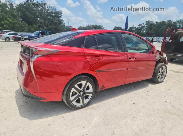 JTDKARFUXG3521675 2016 TOYOTA PRIUS Red Rear right
