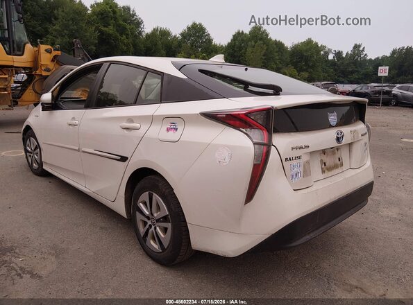 JTDKARFUXH3038592 2017 TOYOTA PRIUS Белый Задняя левая четверть