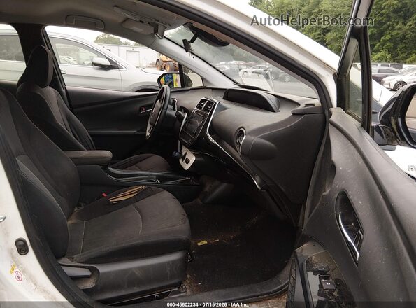 JTDKARFUXH3038592 2017 TOYOTA PRIUS Белый Вид салона спереди