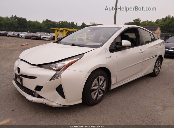 JTDKARFUXH3038592 2017 TOYOTA PRIUS Белый Передняя левая четверть