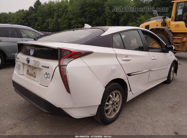 JTDKARFUXH3038592 2017 TOYOTA PRIUS Белый Задняя правая четверть