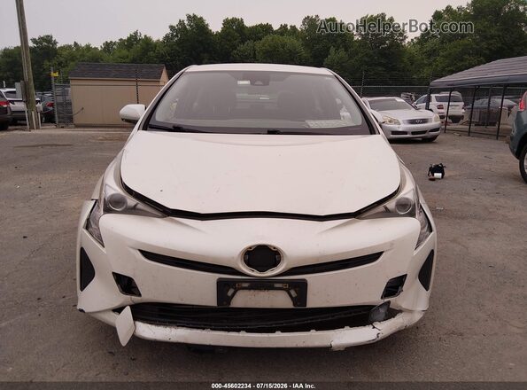 JTDKARFUXH3038592 2017 TOYOTA PRIUS Белый Вид щитка приборов
