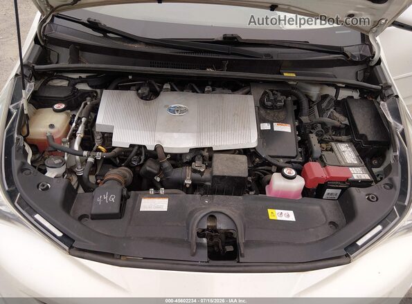 JTDKARFUXH3038592 2017 TOYOTA PRIUS Белый Вид сзади