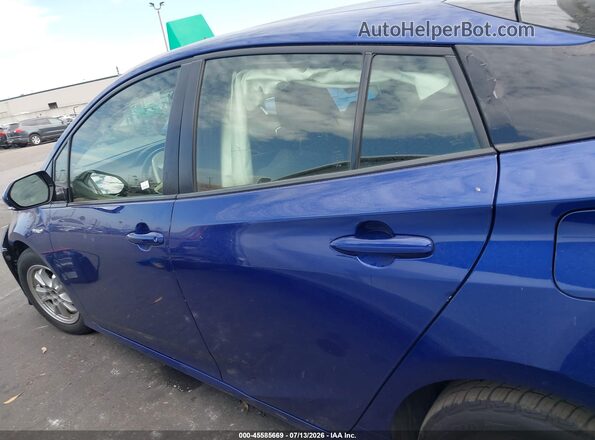 JTDKARFUXH3053206 2017 TOYOTA PRIUS Blue Սալոնի 360 աստիճան տեսք