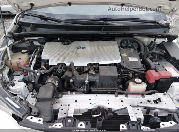 JTDKARFUXH3054212 2017 TOYOTA PRIUS White უკანა ხედი