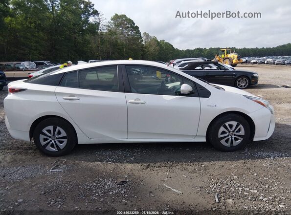 JTDKARFUXH3054212 2017 TOYOTA PRIUS White უკანა სალონის ხედი
