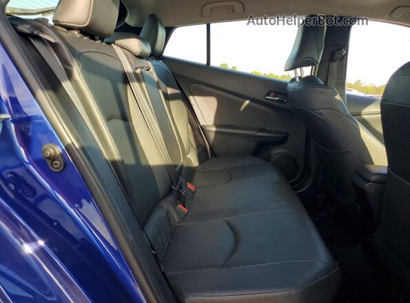 JTDKARFUXH3530250 2017 TOYOTA PRIUS Blue Widok tylnych siedzeń
