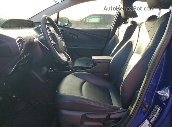 JTDKARFUXH3530250 2017 TOYOTA PRIUS Blue Widok wnętrza z przodu