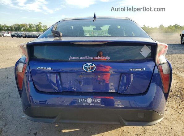 JTDKARFUXH3530250 2017 TOYOTA PRIUS Blue Widok z tyłu